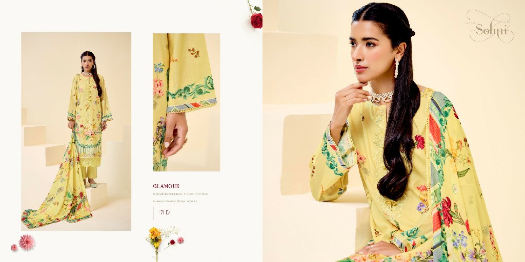 Kimora Sohni Summer Vol-10 Wholesale Pure Cotton Lawn With Work Salwar Suits