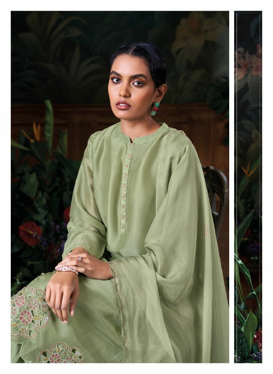 Ganga Irha Wholesale Pure Bemberg Silk With Embroidery Salwar Suits
