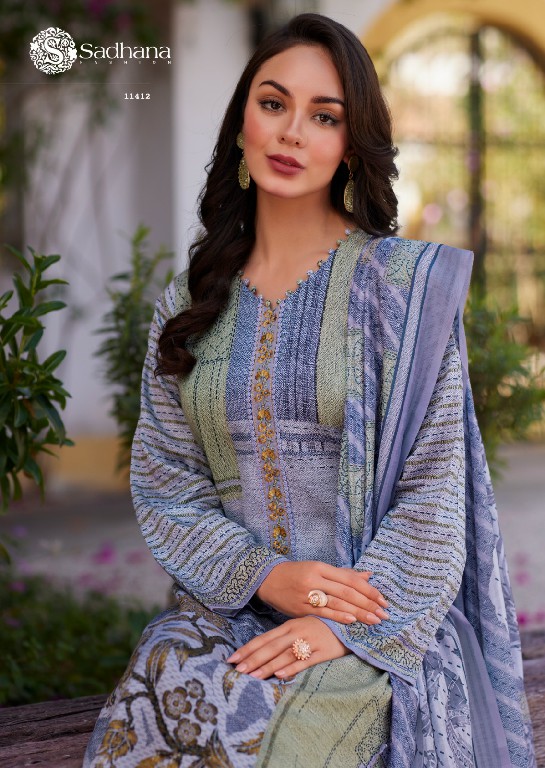 Sadhana Izel Wholesale Pure Jam Cotton With Fancy Work Salwar Suits