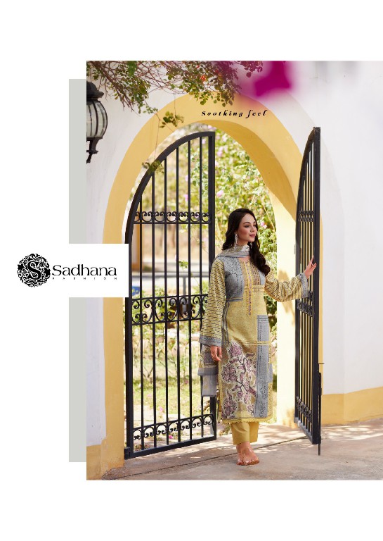 Sadhana Izel Wholesale Pure Jam Cotton With Fancy Work Salwar Suits