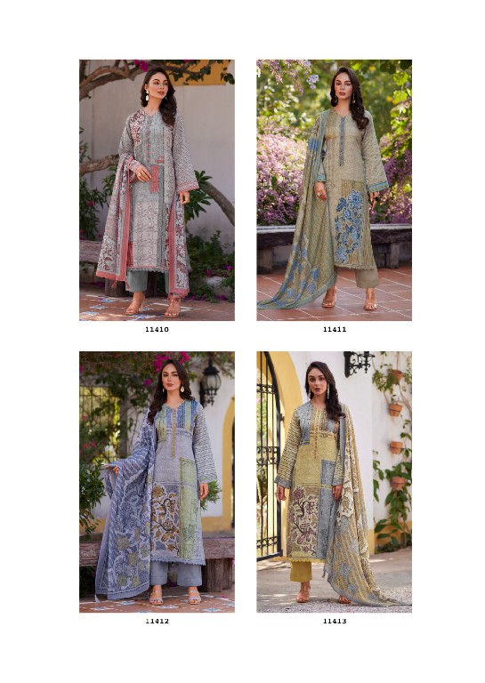 Sadhana Izel Wholesale Pure Jam Cotton With Fancy Work Salwar Suits