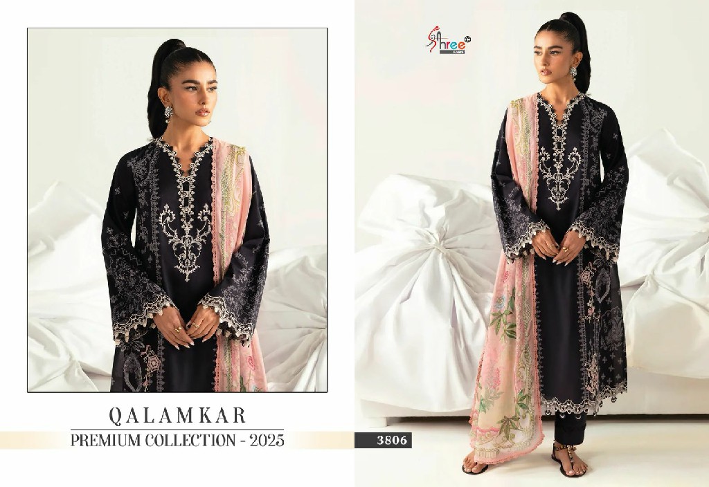 Shree Fabs Qalamkar Premium Collection 2025 Wholesale Indian Pakistani Salwar Suits