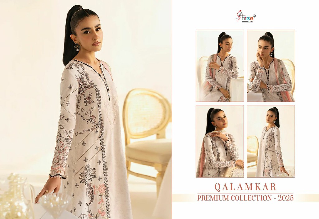 Shree Fabs Qalamkar Premium Collection 2025 Wholesale Indian Pakistani Salwar Suits