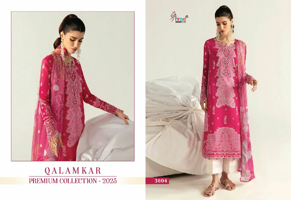 Shree Fabs Qalamkar Premium Collection 2025 Wholesale Indian Pakistani Salwar Suits