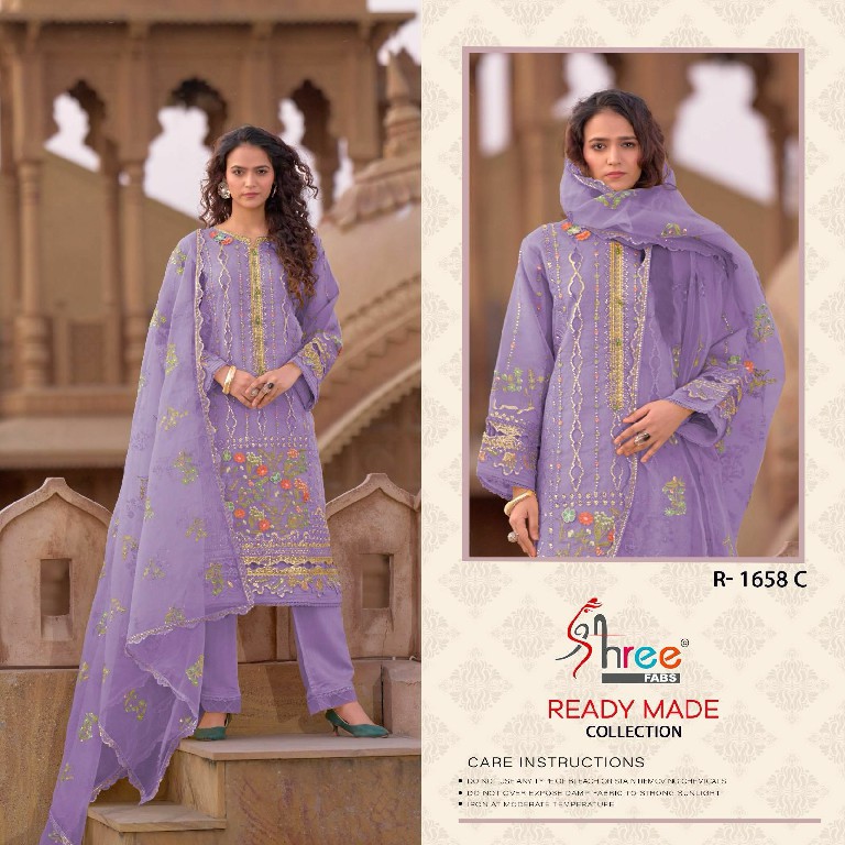 Shree Fabs R-1658 Wholesale Readymade Indian Pakistani Salwar Suits