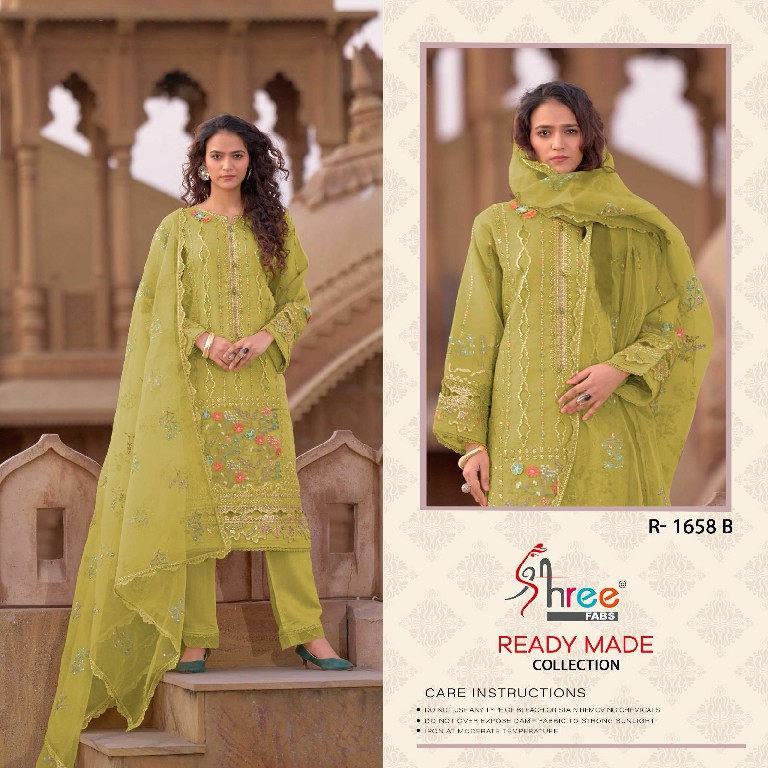 Shree Fabs R-1658 Wholesale Readymade Indian Pakistani Salwar Suits