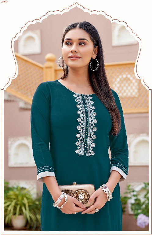 WOOGLEE PRESENTS BARBELLA VOL 13 FANCY READYMADE LONG KURTI CATALOG