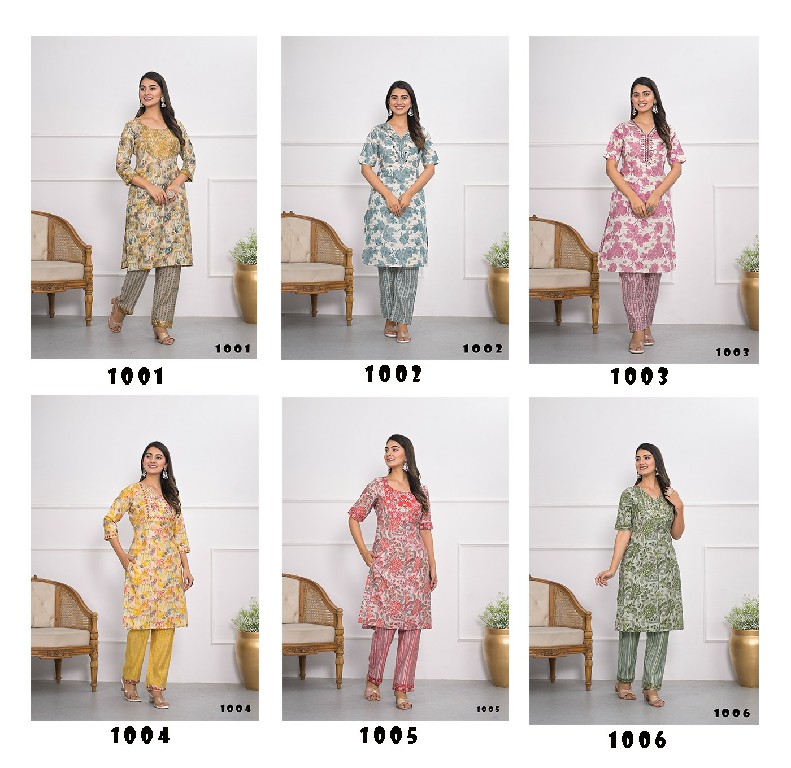 Tejasvee Mayra Wholesale Pure Chanderi Cotton Top With Bottom