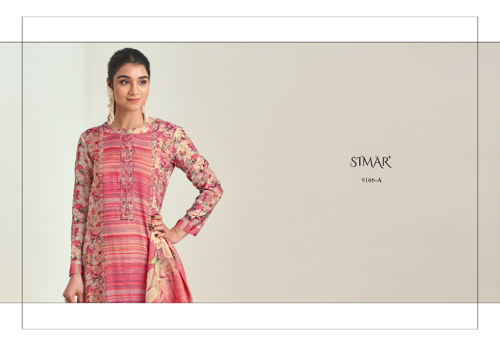 Glossy Simar Sofiya Wholesale Modal Muslin With Embroidery Work Salwar Suits