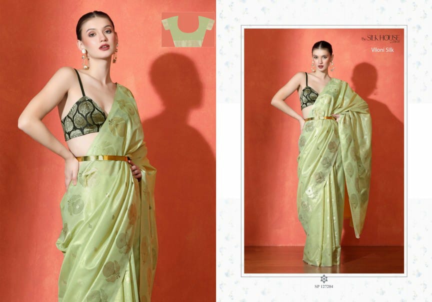 Sarha By Aura Viloni Silk Wholesale Tissue Fabrics Ethnic Sarees