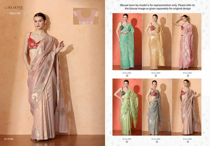 Sarha By Aura Viloni Silk Wholesale Tissue Fabrics Ethnic Sarees