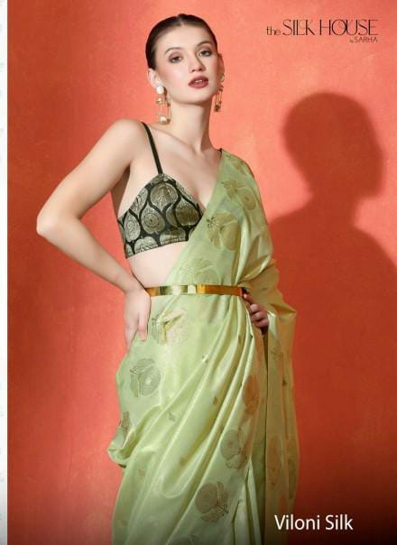 Sarha By Aura Viloni Silk Wholesale Tissue Fabrics Ethnic Sarees
