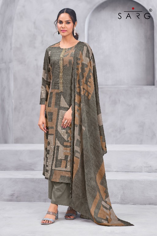 Sarg Mizna Wholesale Pure Cotton Lawn With Handwork Salwar Suits