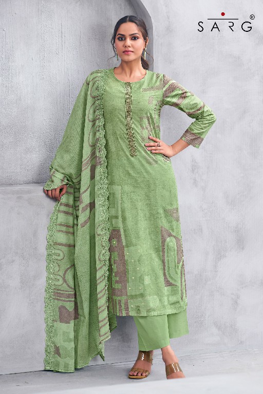 Sarg Mizna Wholesale Pure Cotton Lawn With Handwork Salwar Suits