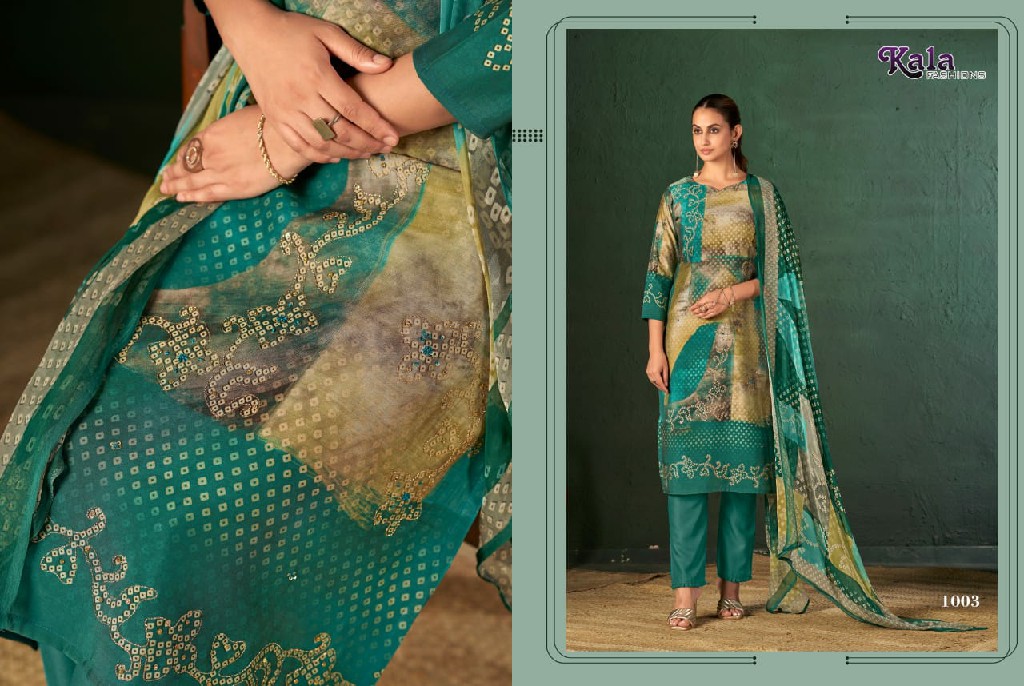Kala Fashion Ruchika Wholesale Pure Modal With Fancy Handwork Dress Material
