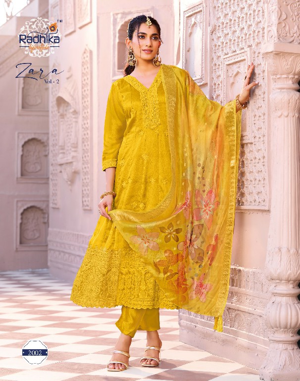 Radhika Lifestyle Zara Vol-2 Wholesale Readymade 3 Piece Salwar Suits