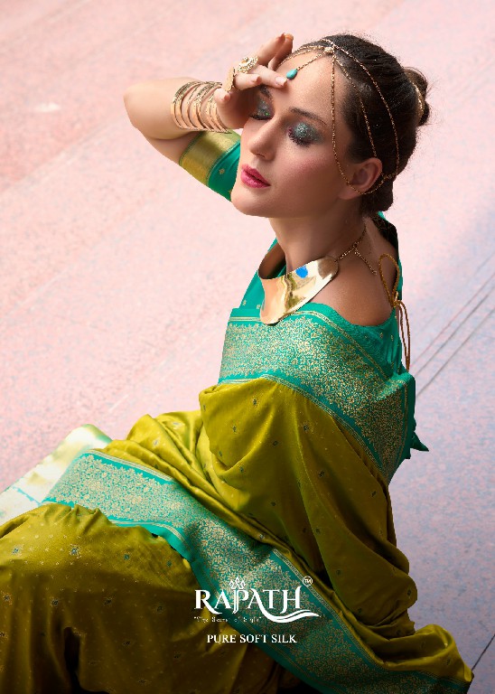 Rajpath Apollo Wholesale Pure Soft Silk Fabrics Ethnic Sarees