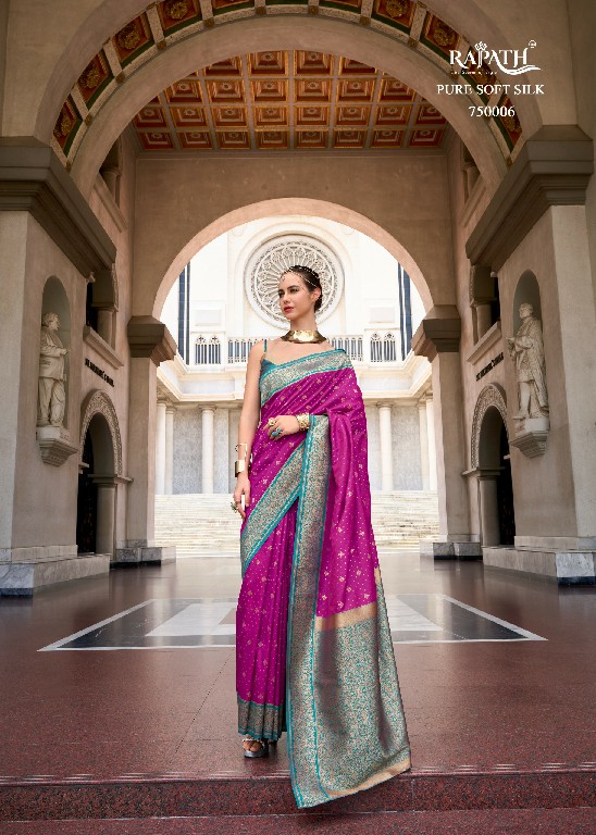 Rajpath Apollo Wholesale Pure Soft Silk Fabrics Ethnic Sarees