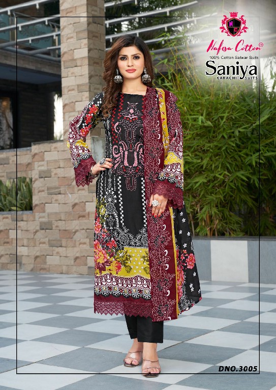 Nafisa Saniya Karachi Suits Vol-3 Wholesale Printed Dress Material