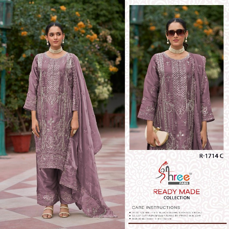 Shree Fabs R-1714 Wholesale Readymade Indian Pakistani Salwar Suits