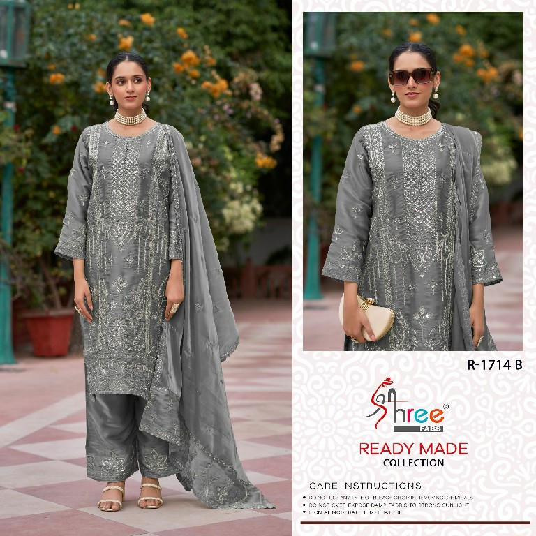 Shree Fabs R-1714 Wholesale Readymade Indian Pakistani Salwar Suits