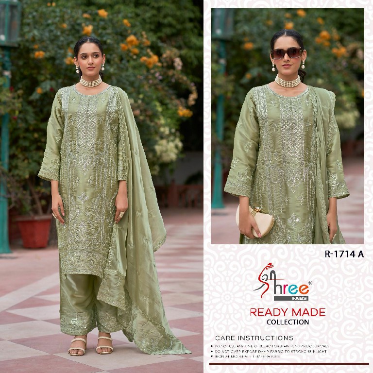 Shree Fabs R-1714 Wholesale Readymade Indian Pakistani Salwar Suits