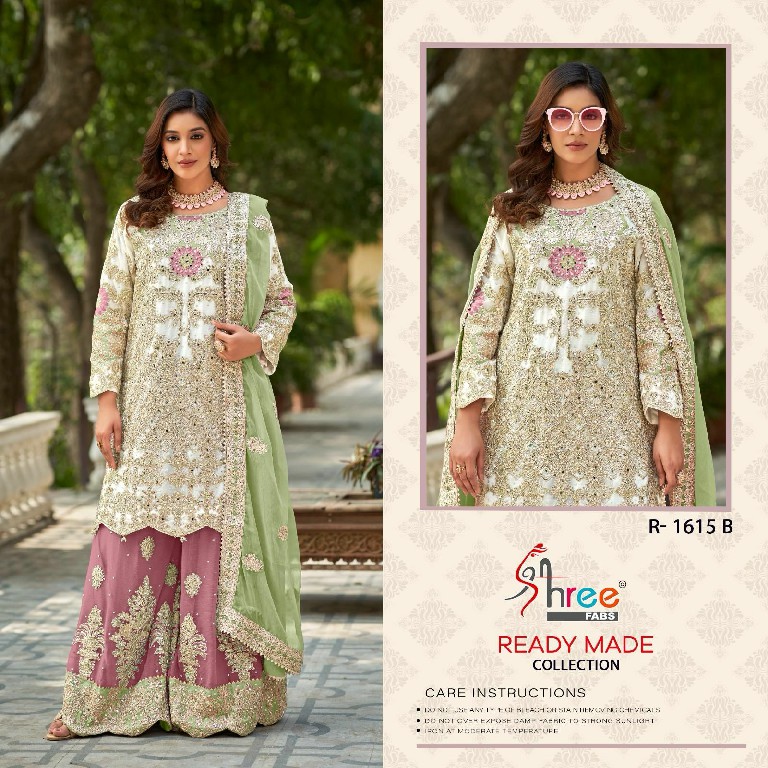 Shree Fabs R-1615 Wholesale Readymade Indian Pakistani Salwar Suits