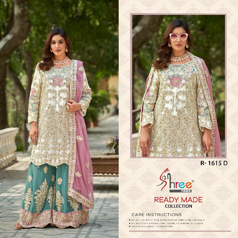 Shree Fabs R-1615 Wholesale Readymade Indian Pakistani Salwar Suits