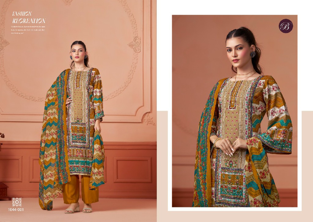 Belliza Afreen Wholesale Pure Viscose Reyon With Work Dress Material