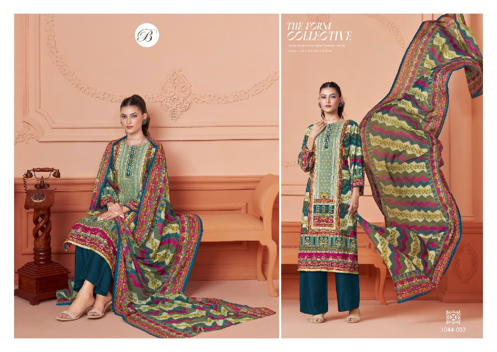 Belliza Afreen Wholesale Pure Viscose Reyon With Work Dress Material