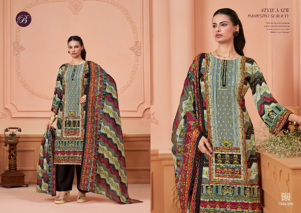 Belliza Afreen Wholesale Pure Viscose Reyon With Work Dress Material