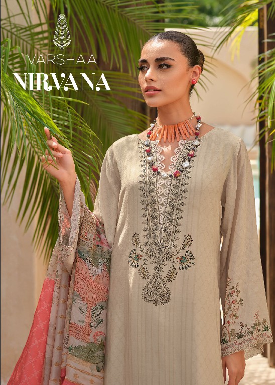 Varsha Nirvana Wholesale Crepe Digitally With Handwork Salwar Suits