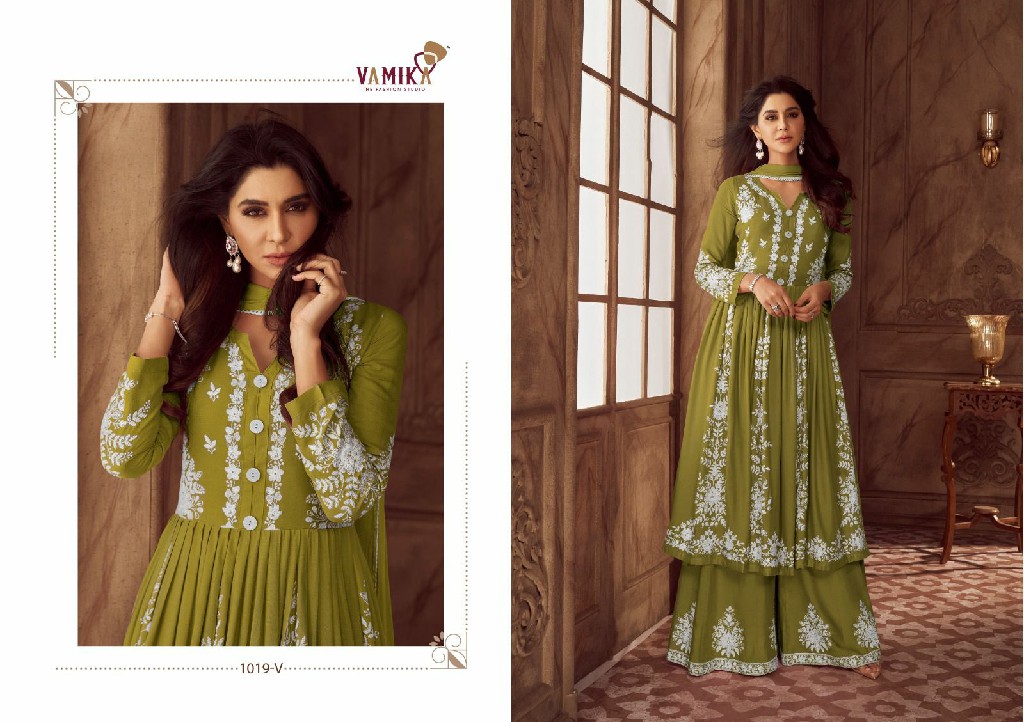 Vamika Lakhnawi Vol-4 Hit Series Wholesale Top With Plazo And Dupatta