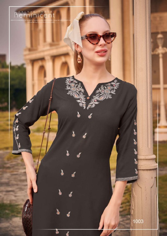 Rangmaya Farah Wholesale Kurti With Sliw Work Long Kurtis Catalog