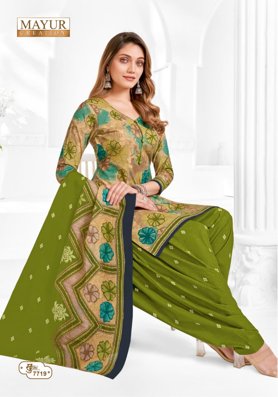MAYUR CREATION KHUSHI VOL 77 COTTON COMFORTABLE SALWAR KAMEEZ MATERIAL EXPORTS
