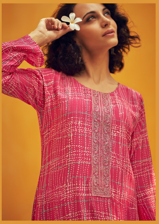 aman by mann rasiya modal muslin silk pretty look dress material