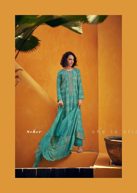 aman by mann rasiya modal muslin silk pretty look dress material