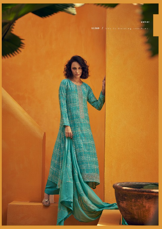 aman by mann rasiya modal muslin silk pretty look dress material