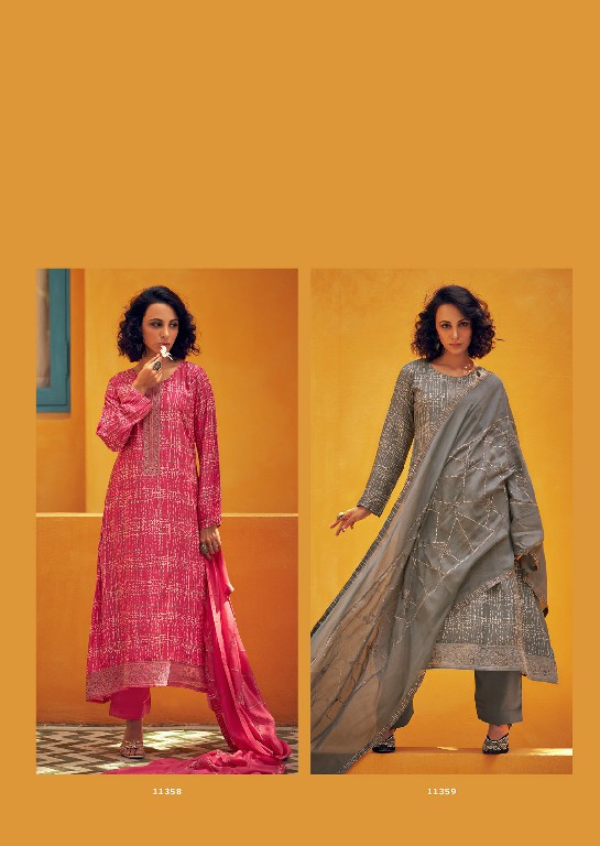 aman by mann rasiya modal muslin silk pretty look dress material