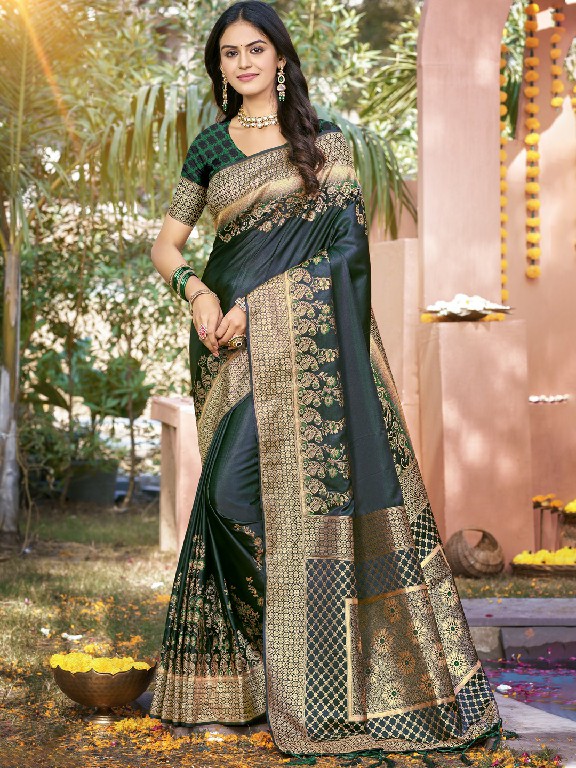 bunawat kangana satan silk zari weaving silk saris wholesaler