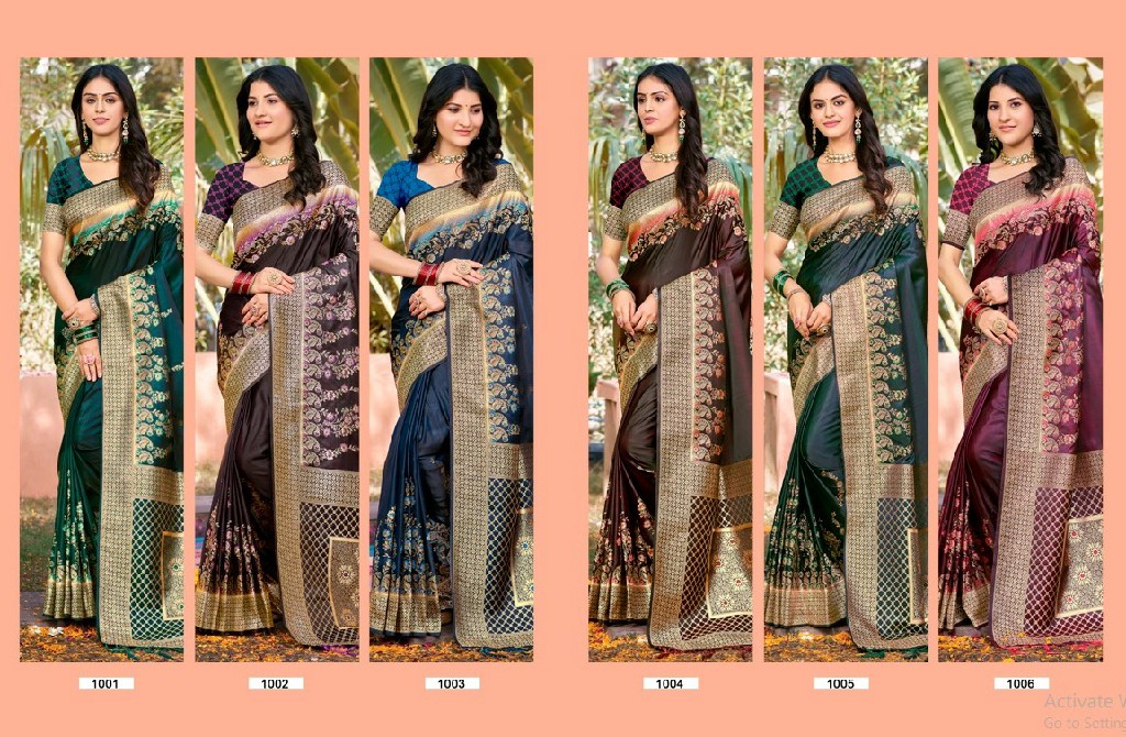 bunawat kangana satan silk zari weaving silk saris wholesaler