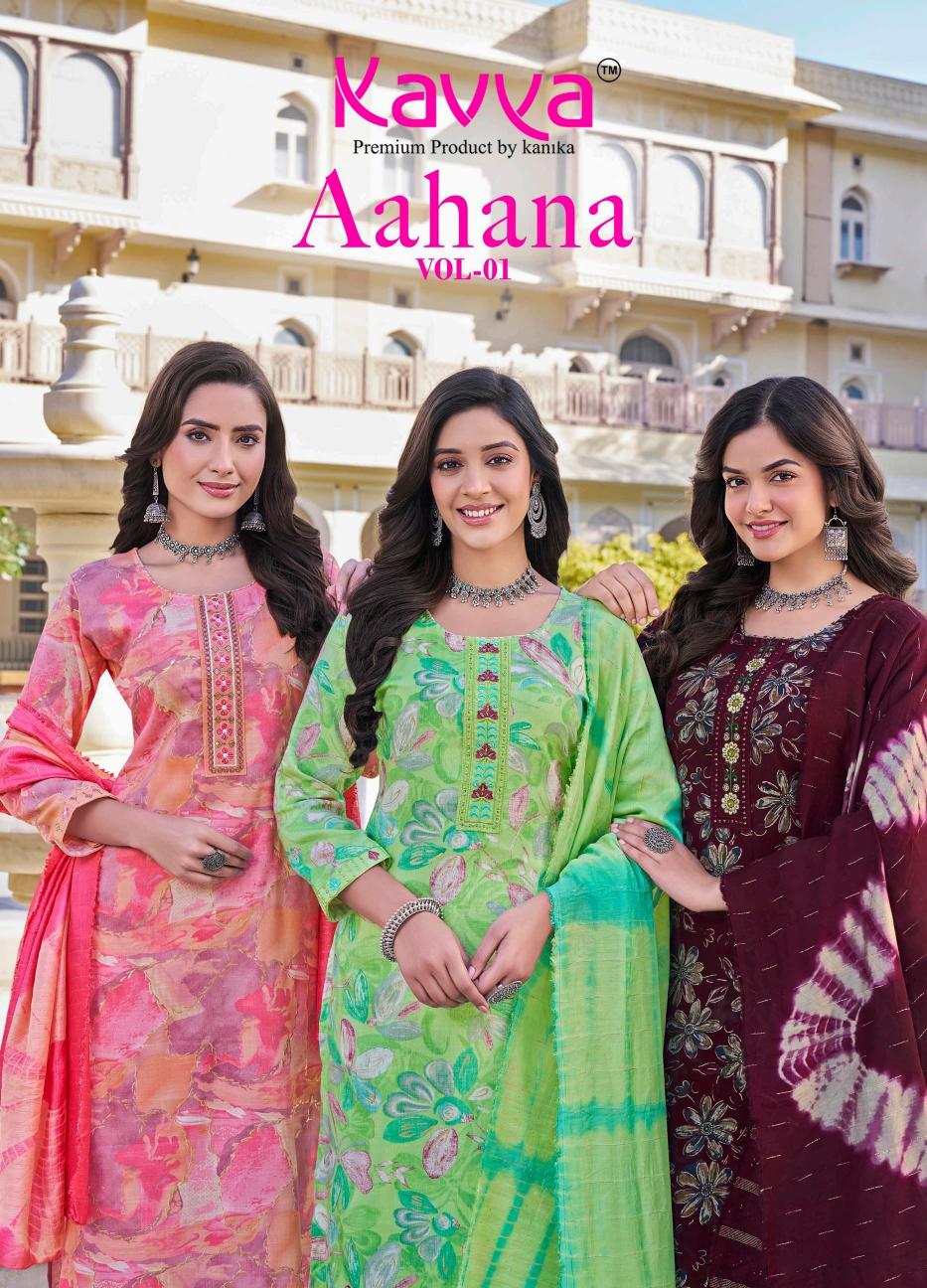 kavya aahana capsule readymade attractive look suit for ladies