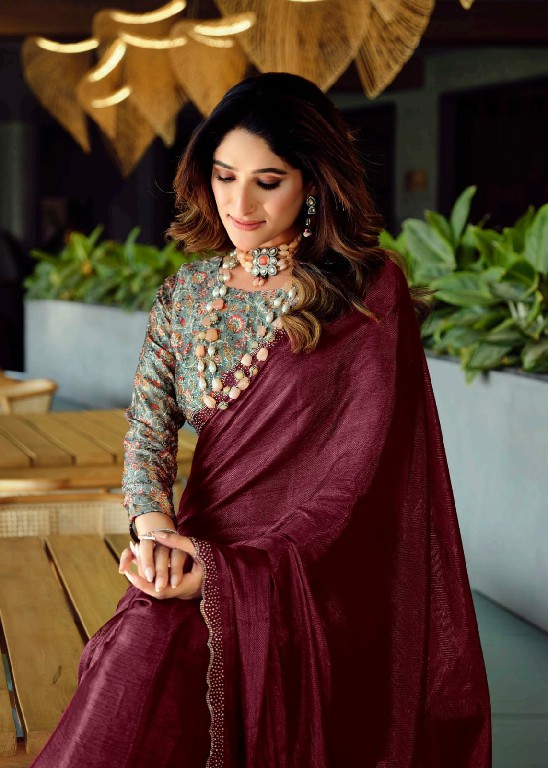 LT Fabrics Neel Vol-12 Wholesale Mono Satin With Swaroski Work Party Wear Sarees