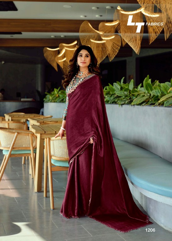 LT Fabrics Neel Vol-12 Wholesale Mono Satin With Swaroski Work Party Wear Sarees