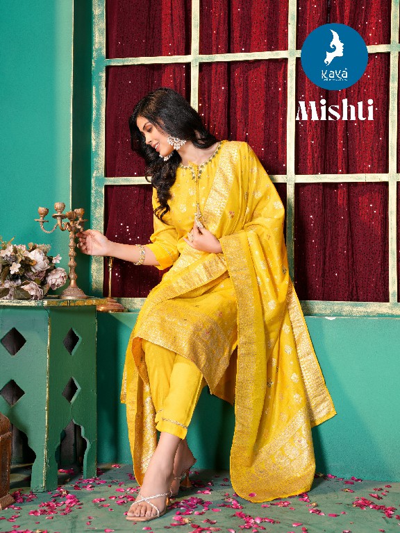 Kaya Mishti Wholesale 3 Piece Concept Straight Cut Readymade Suits