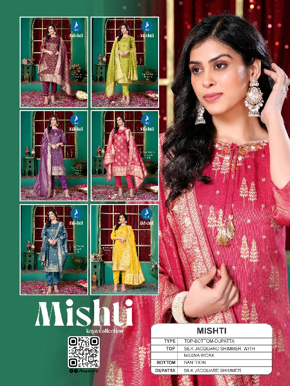 Kaya Mishti Wholesale 3 Piece Concept Straight Cut Readymade Suits