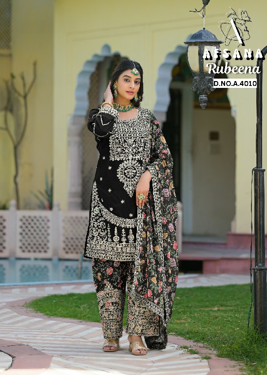 Afsana Rubeena Wholesale Readymade Pakistani Style Suits Combo