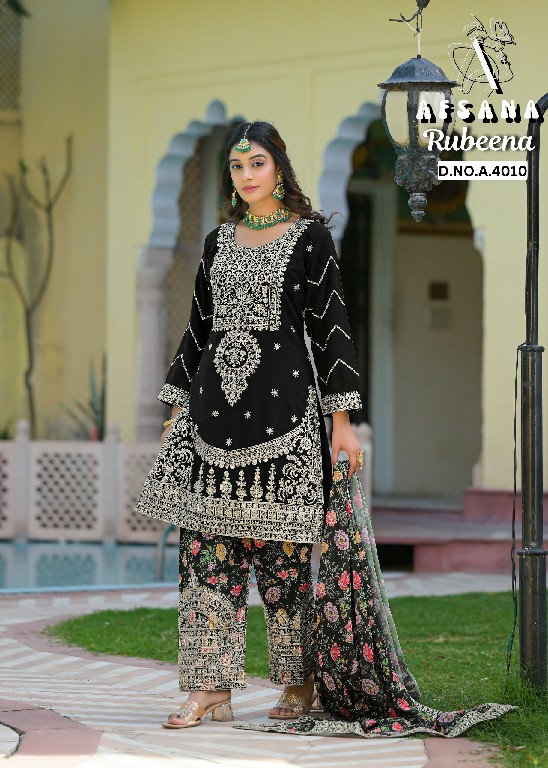 Afsana Rubeena Wholesale Readymade Pakistani Style Suits Combo