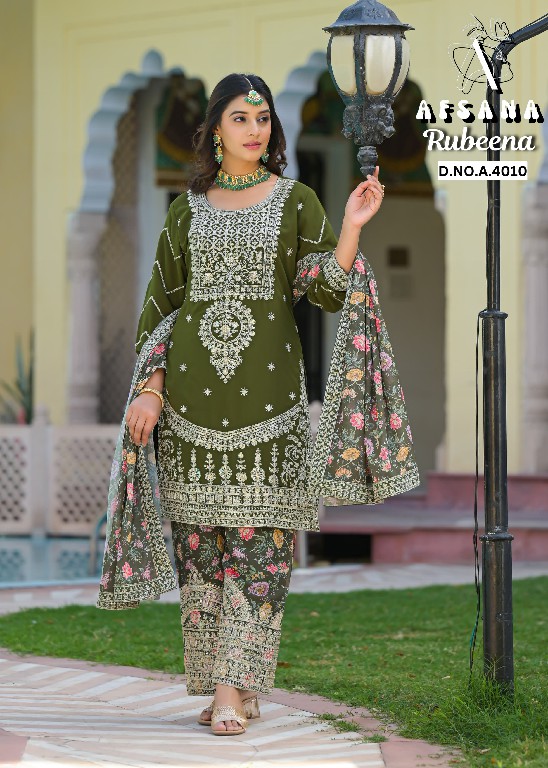 Afsana Rubeena Wholesale Readymade Pakistani Style Suits Combo