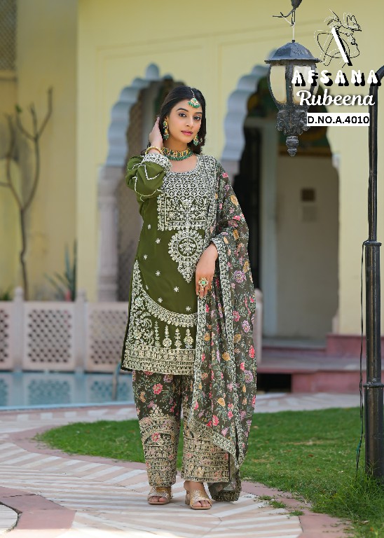 Afsana Rubeena Wholesale Readymade Pakistani Style Suits Combo